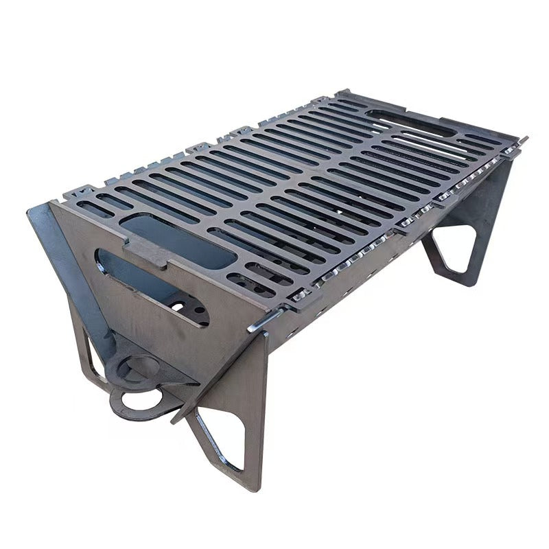 Card-Type BBQ Grill DXF Files for CNC Cutting