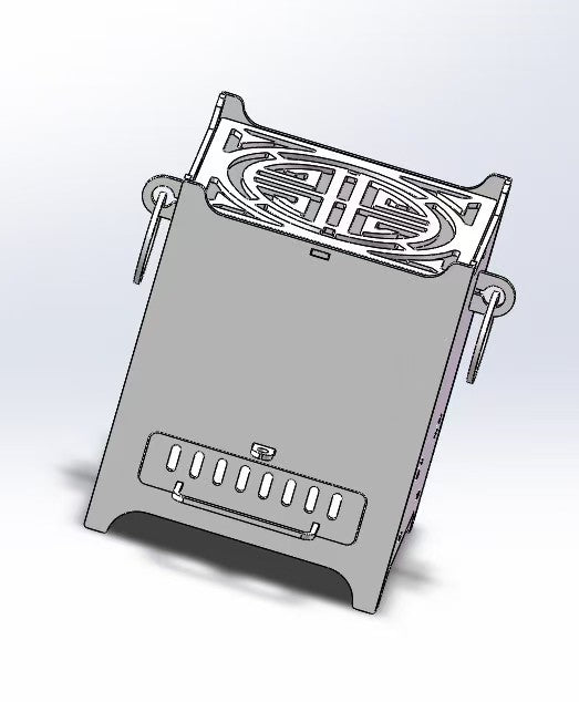 Assembled stove drawings